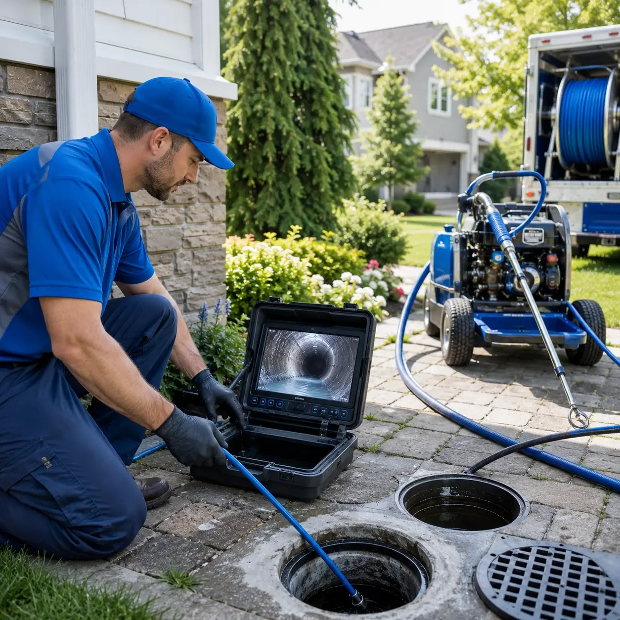 Outdoor drain cleaning professionals serving Layland, WV